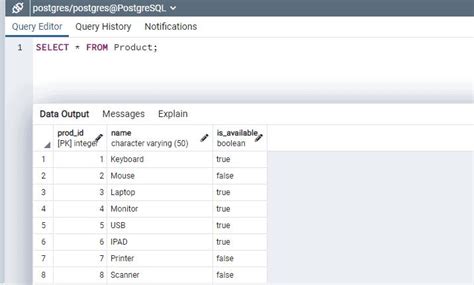 Postgresql boolean.  Таблицу 8.  In this tutorial, we will learn about the ...