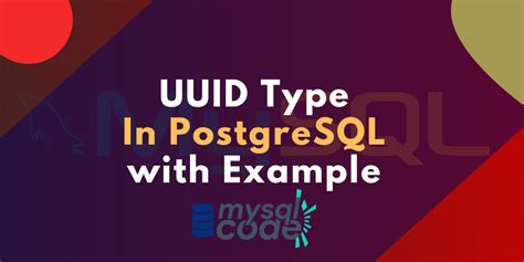 Postgresql uuid to string.  covers best-practices, data types, indexing,...