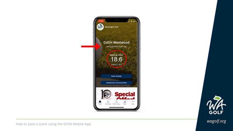 Posting a score using the GHIN Mobile App YouTube
