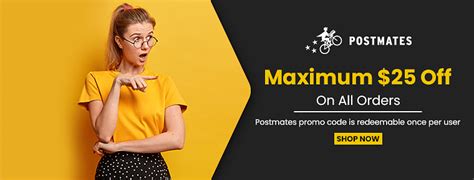 Postmates promo code today. Get Free delivery, get 5% off on orders of $15+, exclusive discounts, and more. Postmates Referral Program. Refer and earn deals for Postmates, available for both new and existing users. Get up to $20 off. Share the referral link to your connection, the referee gets a $20 discount on their 1st purchase. Postmates Coupon. 