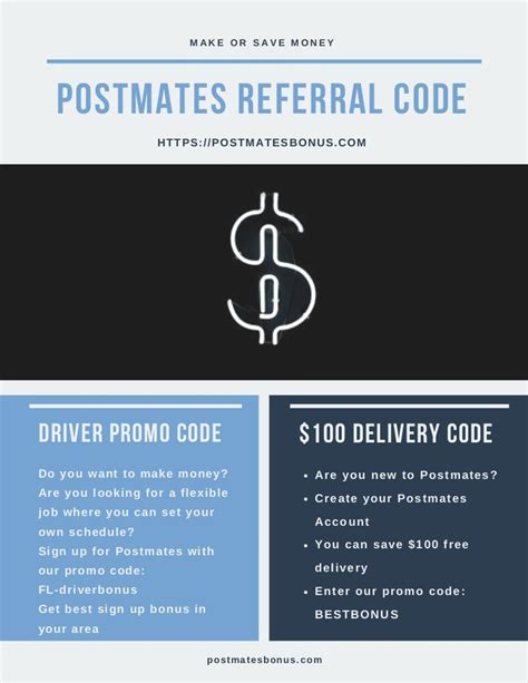 Postmates referral code new user. Could someone explain how these work? Especially since Fleet emphasizes that it'll be too late to enter it once I start making deliveries, I'd like… 