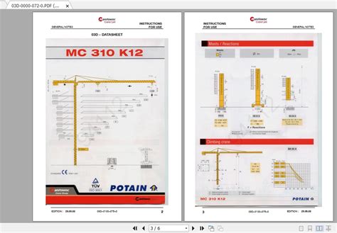 Potain tower crane manual mc310k12 spare parts. - Vswr bridge for spectrum analyzer service manual.