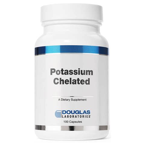 Potassium 99 mg Chelated 100ct Douglas Labs Powerful …