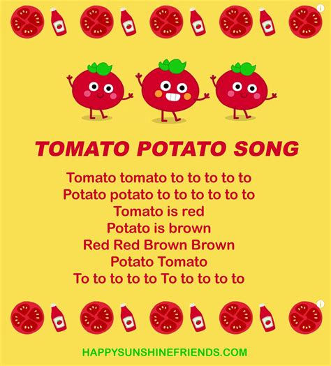 Potato: Song Lyrics & Sound Clip - Songs for Teaching