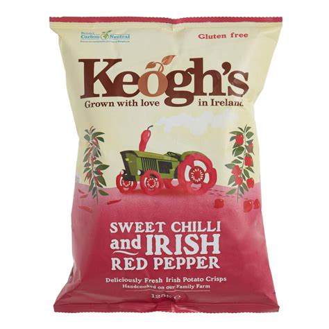 Potato Chips: Keogh’s Sweet Chilli & Burts Guinness …