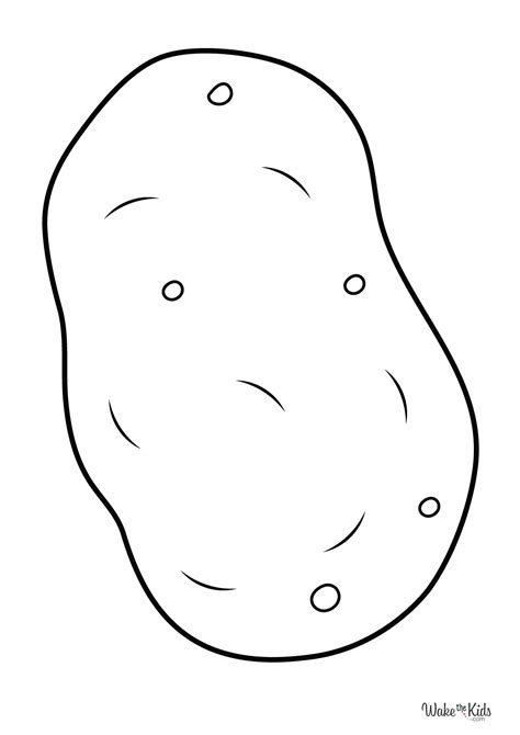 Potato Coloring Shee