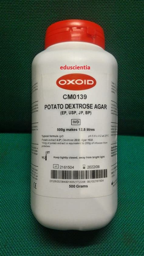 Potato Dextrose Agar - Biology Reader