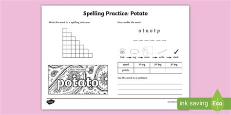 Potato spelling