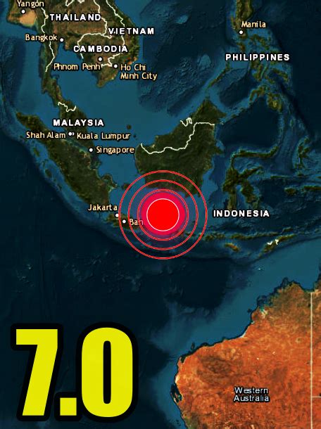 Potente terremoto de magnitud 7 sacude turística isla de Indonesia