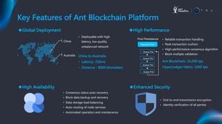 Potential Use Cases for the Ant Blockchain Platform
