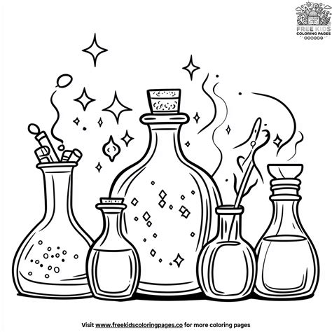 Potion Coloring Pages