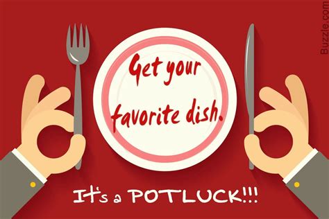 Potluck invitation ideas. Free Invitation Maker. 1. Design. 2. Details. 3. Gifting. Get together with friends and loved ones for a potluck dinner party. Keep track of your RSVPs, and text your invitations to your guests. 