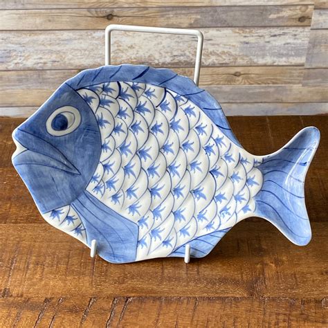 Pottery Fish Plate - Etsy