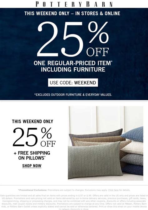 Pottery barn coupon code. Things To Know About Pottery barn coupon code. 