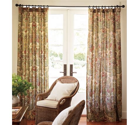 Pottery barn curtains and drapes. Cynthia Palampore Printed Blackout Curtain. $179 - $229. Earn up to 10% in rewards 1. today with a new. Pottery Barn credit card. Learn More. [+]Feedback. 