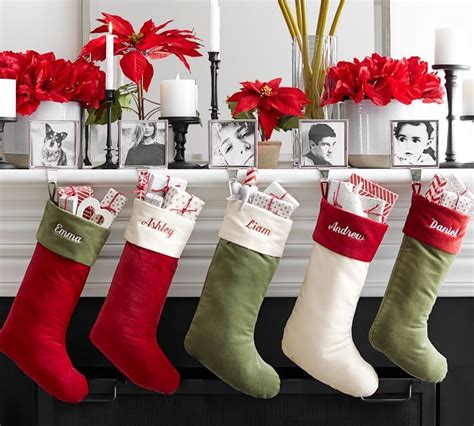 Free Shipping New Plaid Stockings $ 29.50 Free Shipping Bestseller Faux Fur Alpaca Stocking $ 39.50 - $ 49.50 Free Shipping New Embellished Velvet Stockings $ 49.50 Free Shipping New Rustic Forest Stockings $ 49.50 Free Shipping New Dream Tree Quilted Stocking $ 39.50. 