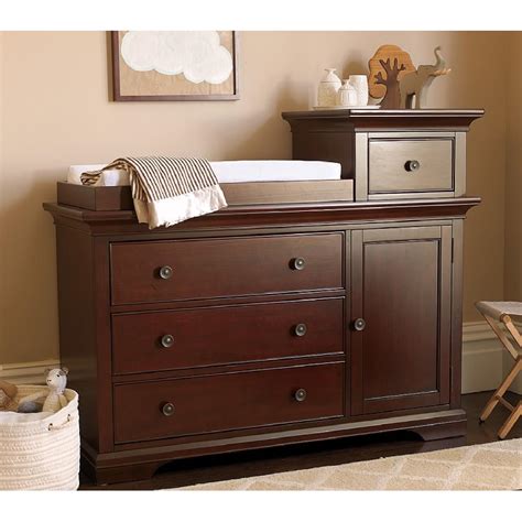 Pottery barn larkin dresser. To remove the dresser drawers with pottery barn, use the drawer pull to partially open the drawer, grasp the drawer on both sides, and finally pull it straight out to release the drawer stop. This process is the easiest process to remove the dresser drawer from the pottery barn. Thus it is necessary to remove the dresser drawers to make them ... 