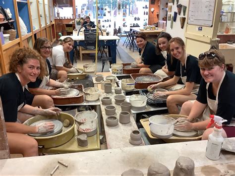 Pottery class. Family Potter's Wheel. The family that throws together grows together! Work side-by-side on the potter's wheel. You'll both learn basic throwing techniques, watch demonstrations, and then put your pottery skills into practice. Previous clay experience is an asset, but not a prerequisite. Age: 9 - 17 years + Adult. 