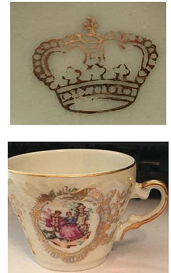 Pottery mark query - Gold crown with no other marks