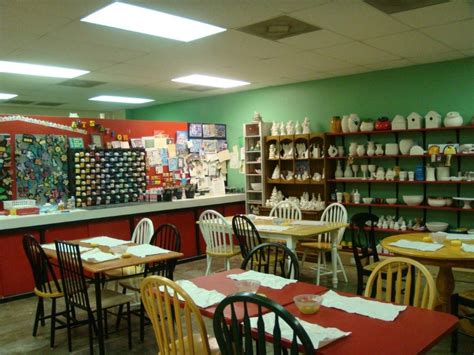 The Pottery Room is located at 110 F, Needmore Rd 
