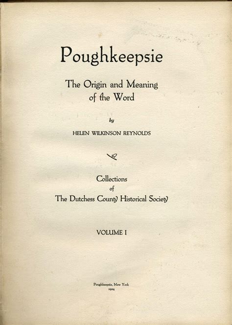 Poughkeepsie name origin. Things To Know About Poughkeepsie name origin. 