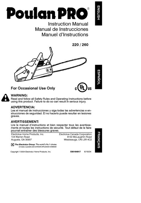 Poulan Pro User Manuals Download ManualsLib - Poulan Pro …