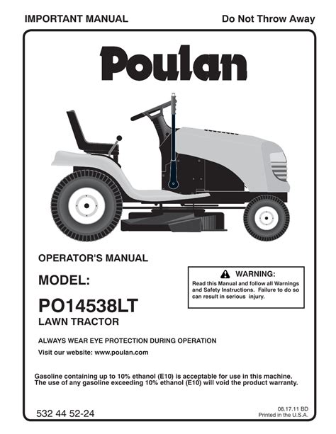 Poulan pro lawn mower repair manual. - Karin hess depth of knowledge guide.
