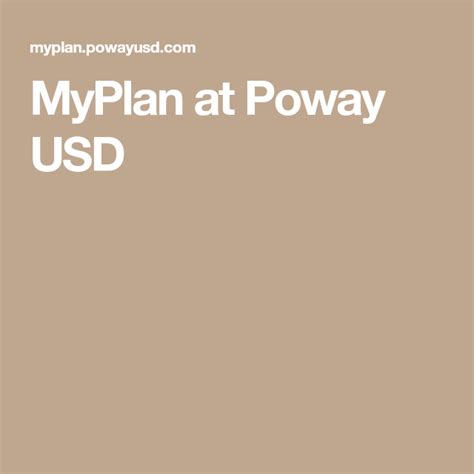 A MyPlan account lets you see all your Plan Internat
