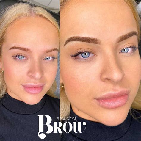 Powder brows after 1 year.  No stepping back from the mirror wondering why t...