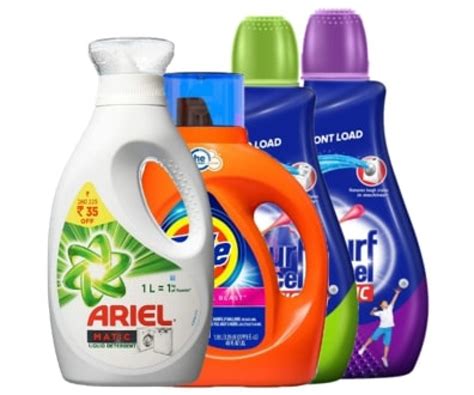 Powder or liquid detergent. For $3 to $7, you can find liquid detergent to wash 35 to 50 high-efficiency loads. Those who want to try out detergent pods can find small bags that wash 10 to 25 loads in this price range. Mid-range. Laundry pods and larger containers of liquid detergents, and a few powder detergents, that will wash 50 to 100 loads are available for $8 to $11. 