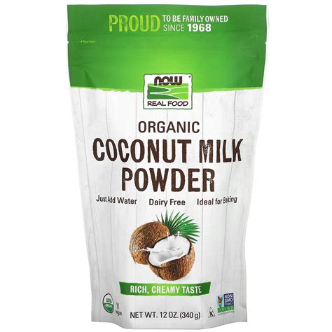 Powdered coconut milk. A single 100 gram serving of coconut powder packs 376 calories, with 301.5 calories coming from fat.There are 33.5 grams of total fat with 23.5 grams of saturated fat.. Sodium measures 285 mg or 12% of the DV.The protein concentration is 3.3 grams, and you’re getting in 9.9 grams of fiber which is 40% of the DV.. Uses. Coconut … 