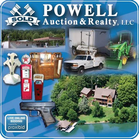 Powell auction knox tn. Knoxville, TN 37921 Date(s) 4/1/2023 APRIL 1 @ 9am. Prebidding Open Shipping Not Available Register to Bid ... If you would like more information on a particular lot, please contact Powell Auction directly at 865-938-3403 or via email at stephena@powellauction.com IT IS RECOMMENDED THAT YOU PUT IN YOUR … 