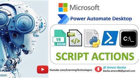 Power Automate Desktop Introduction to Scripting Actions