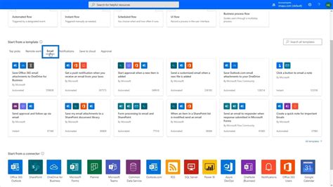 Power Automate Template Creating And Running Flows