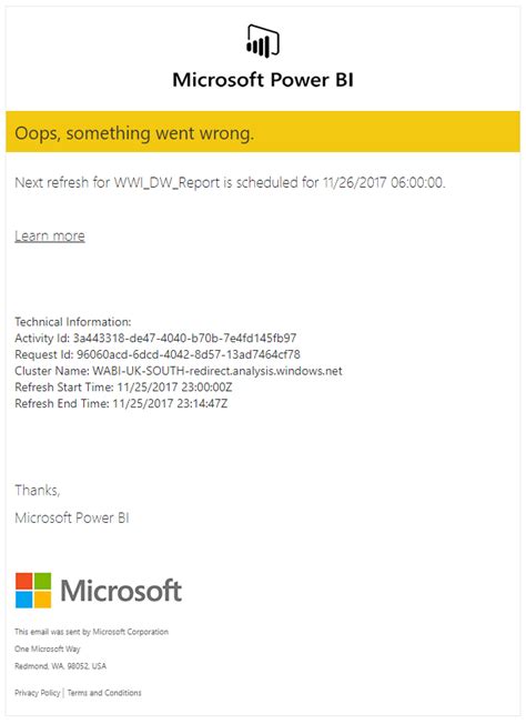 Power BI Dataset refresh Error : Request is invalid and cannot be …