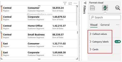 Power BI MultiRow Card Visualization Power BI Docs