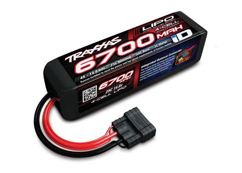 Power Cell LiPo 6700mAh 14.8V 4S 25C , ID - RCSpeedshop