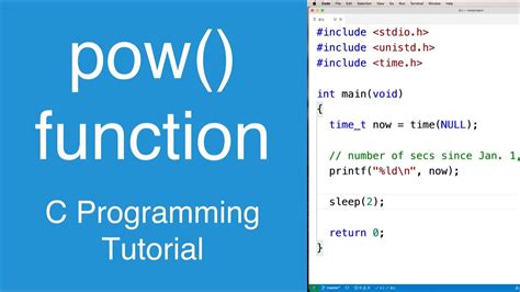 Power Function in C/C++ - TutorialsPoint