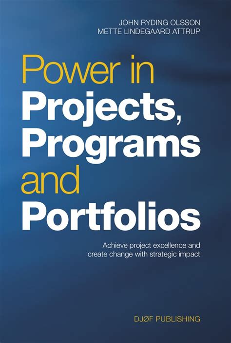 Power In Projects Programs And Portfolios