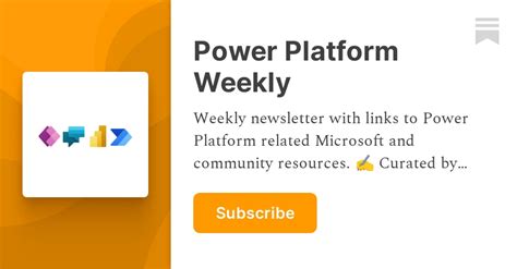 Power Platform Weekly Carina M. Claesson Substack