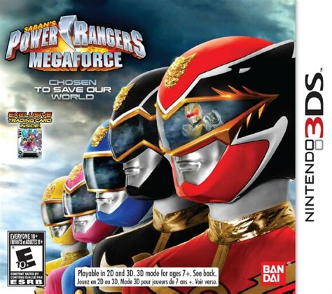 Power Ranger Megaforce Nintendo 3DS Game PG NEW