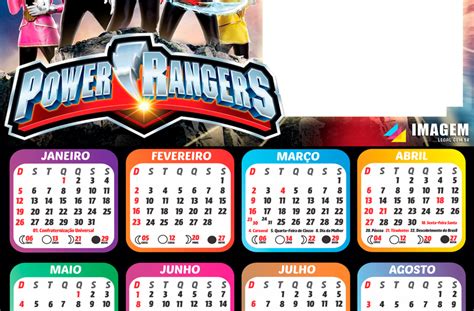 Power Rangers Calendar