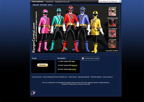 Power Rangers Central Fan Group