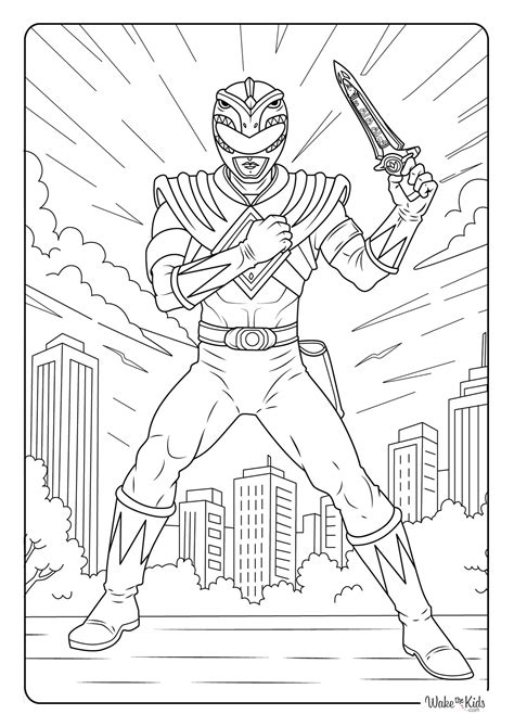 Power Rangers Coloring Shee