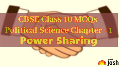 Power Sharing Class 10 MCQs Political Science Chapter 1