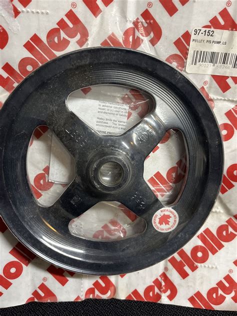 Power Steering Pump Pulley Holley 97-152 for sale online eBay