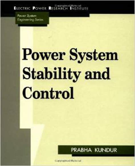 Power System Stability And Control Nptel