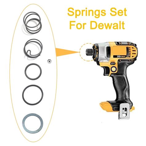 Power Tool Accessories For-Dewalt Impact Driver DCF885 4*Spring …