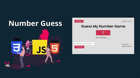 Power Up Coding, Guessing Game with HTML, CSS and JavaScript YouTube
