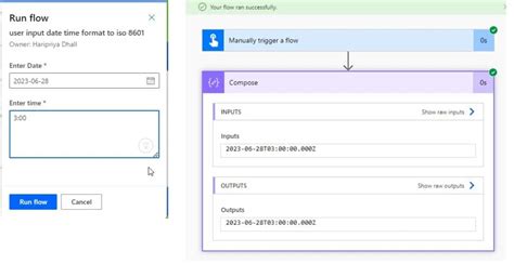 Power automate formatdatetime iso 8601 format.  When entered manually, the t...